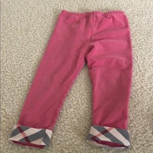 Burberry pants for girls 3years